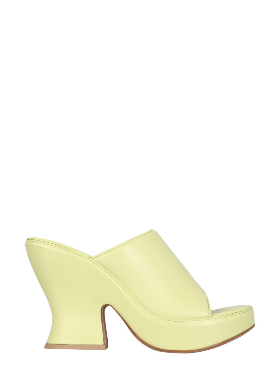 Elevated Wedge Sandals with Solid Base