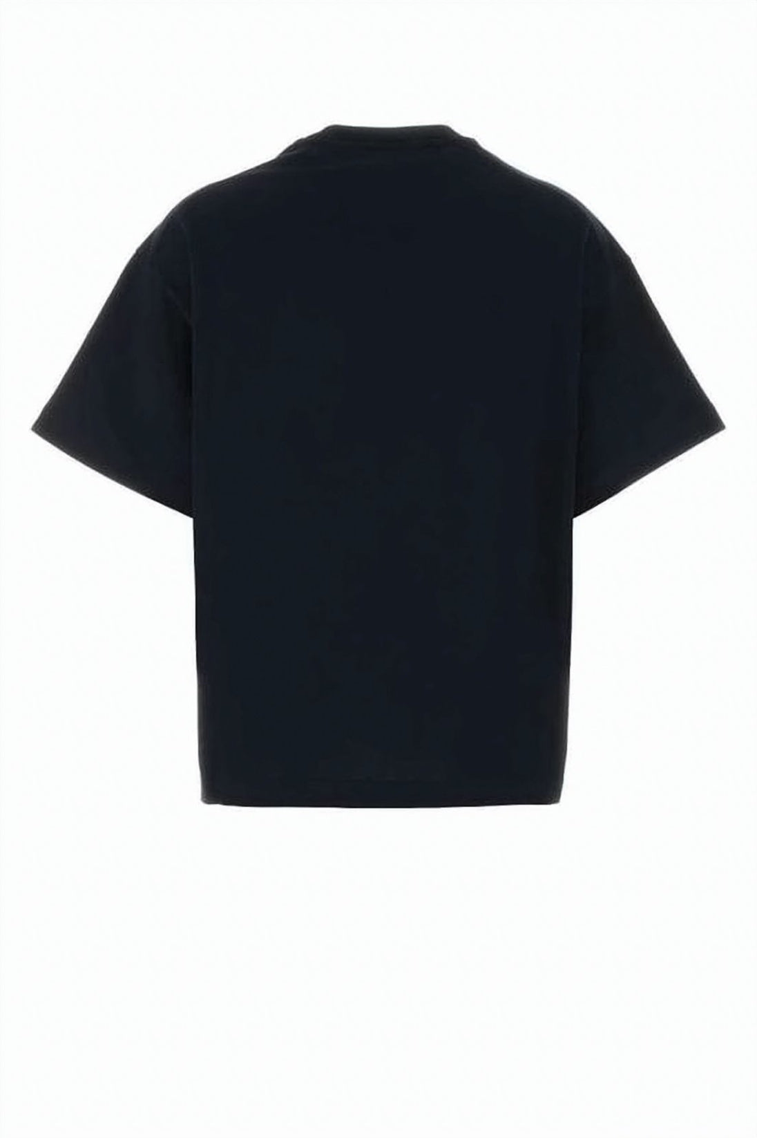 Cropped Black T-Shirt with Boxy Silhouette