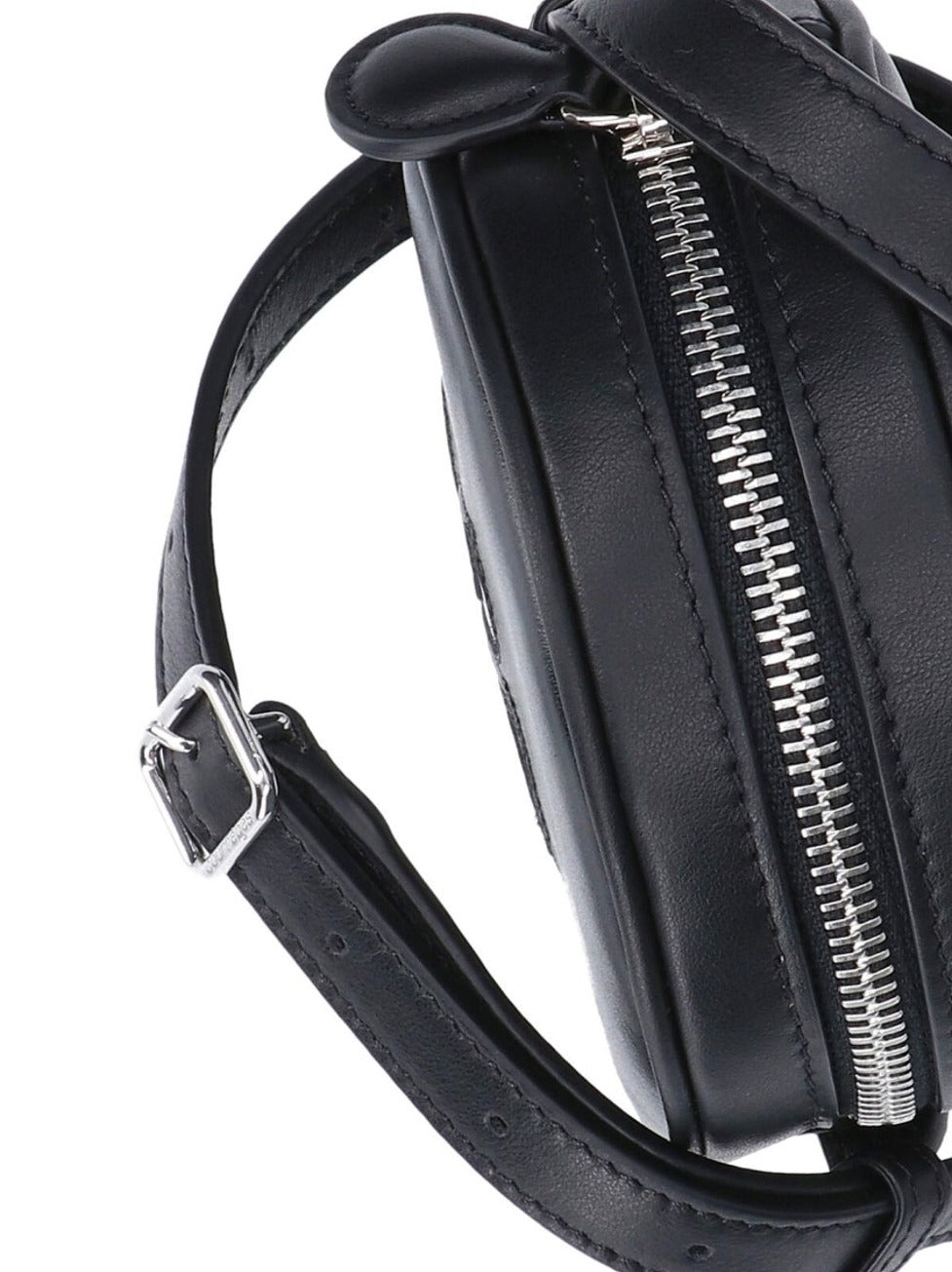 Mini "Reedition Circle Bag" Crossbody – Black