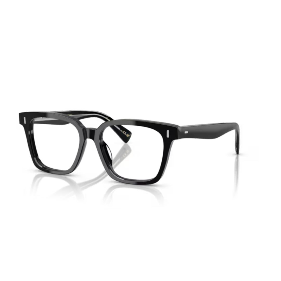 0ov5568u Classic Black Square Frame Eyeglasses