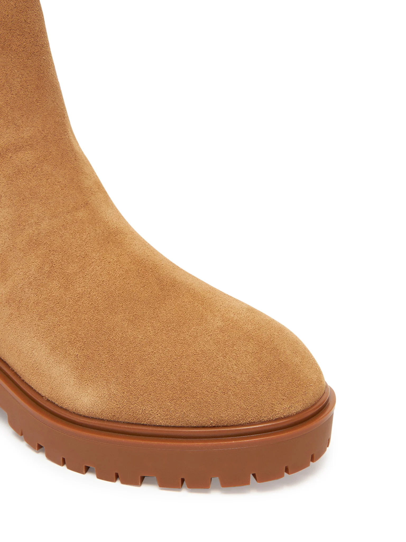 Effortlessly Chic Camel Suede Ankle Boots