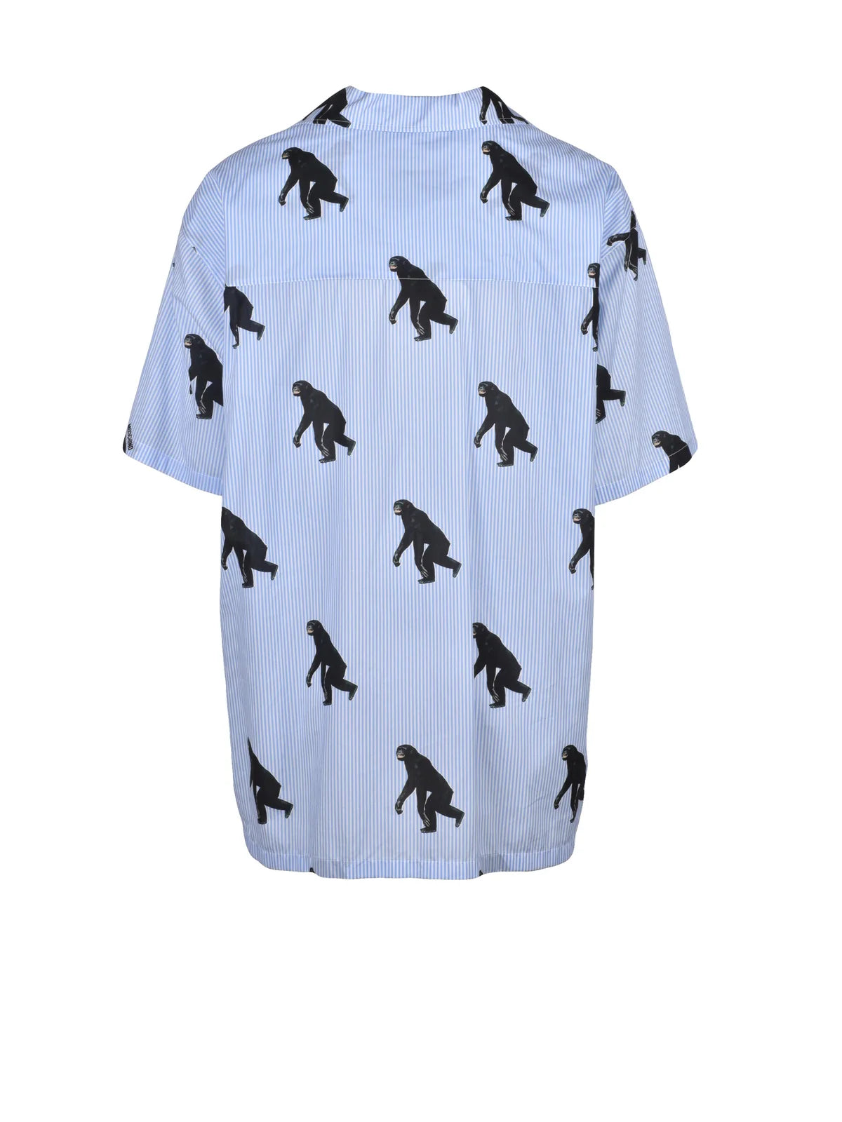 Striped Shirt - White/Light Blue