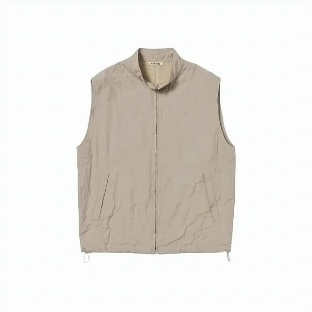 Sleeveless Vest with Zipper Closure
