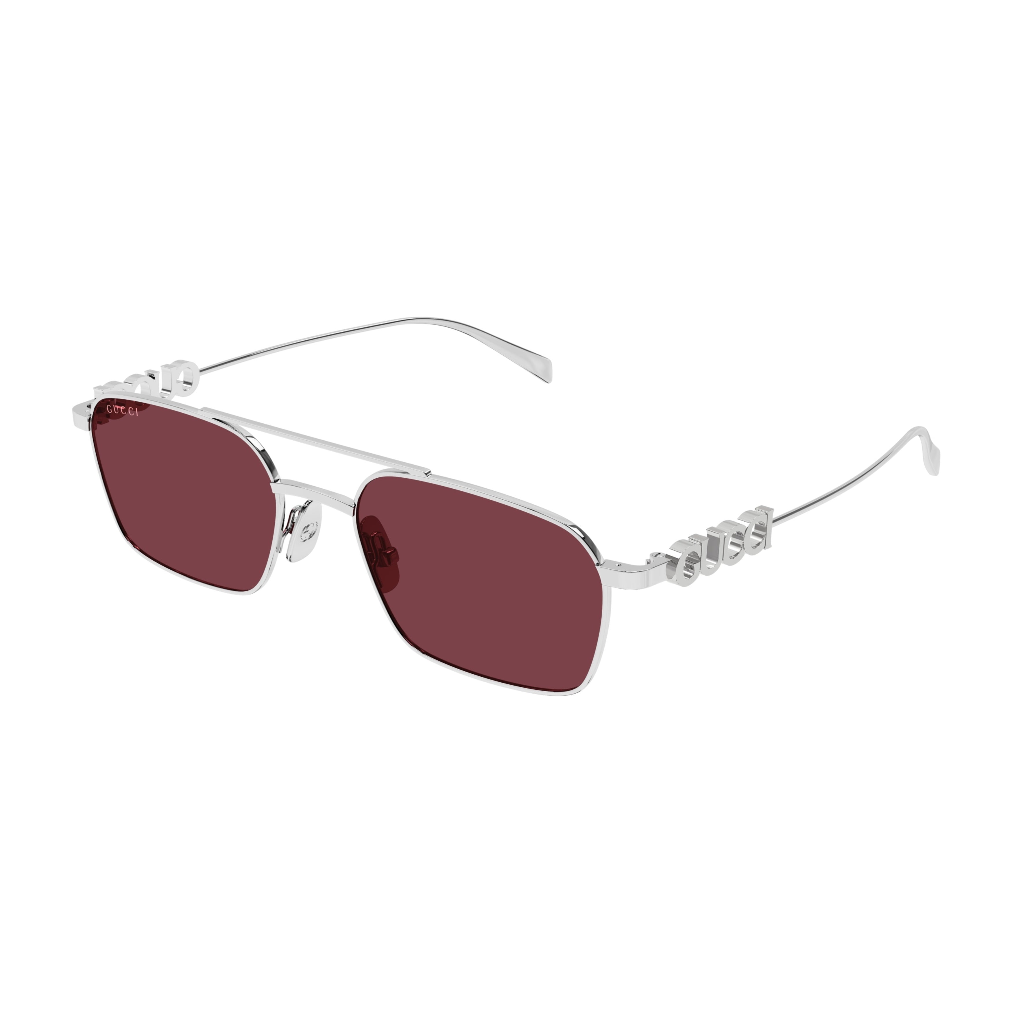 Gg1804s Rectangular Deep Burgundy Sunglasses