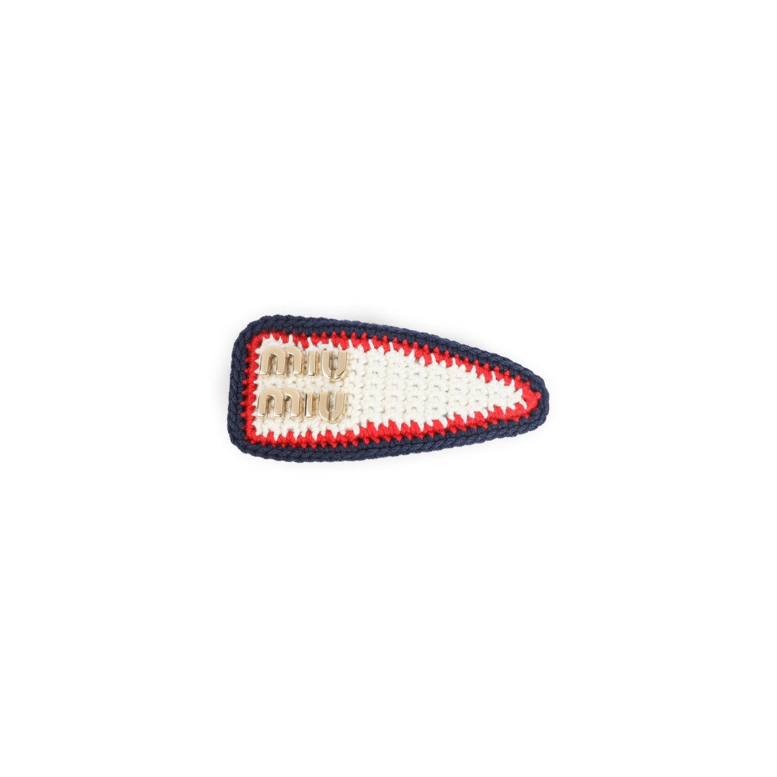 Triangular Textured Crochet Hair Clip