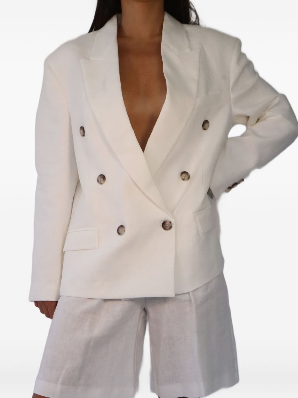 Summer Double-Breasted Blazer