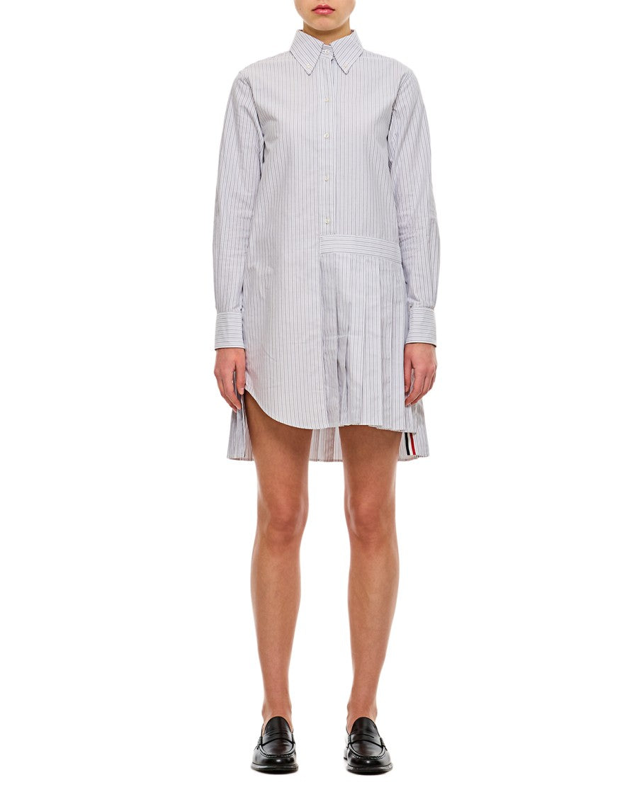 Oxford Stripe Oversized Shirtdress