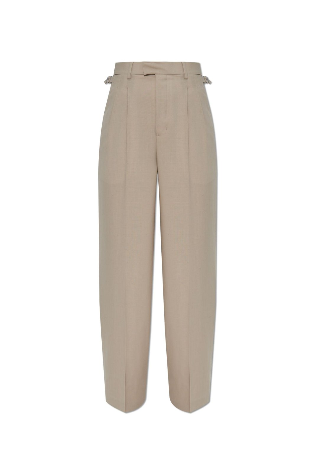 Tailored High-Waisted Straight Pants
