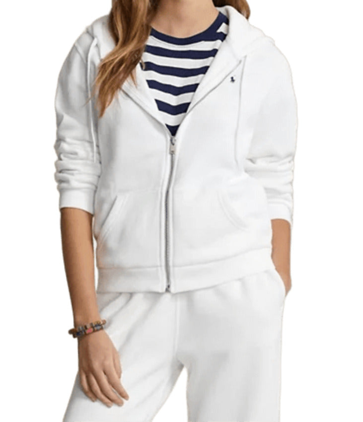 Relaxed-Fit Vintage-Style Fleece Hoodie