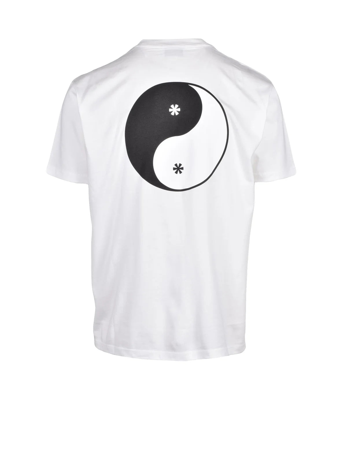 White Cotton Crew Neck T-shirt