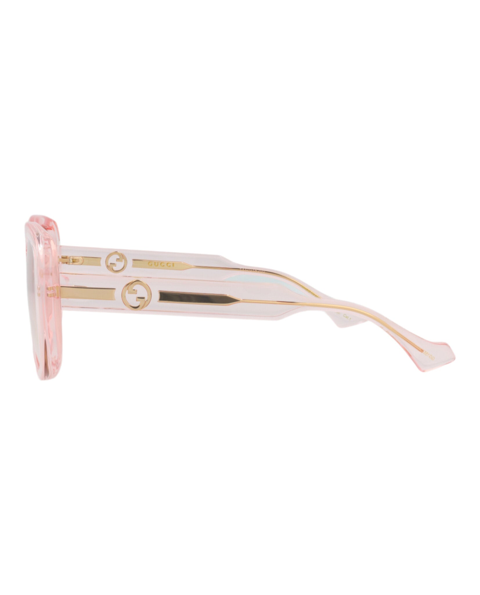 Square-Frame Injection Sunglasses