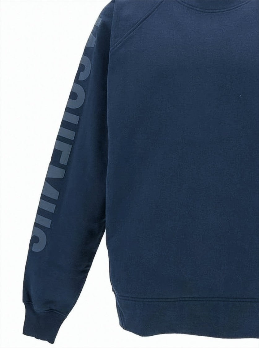 Relaxed-Fit Long Sleeve Sweatshirt with Bold Logo Detail