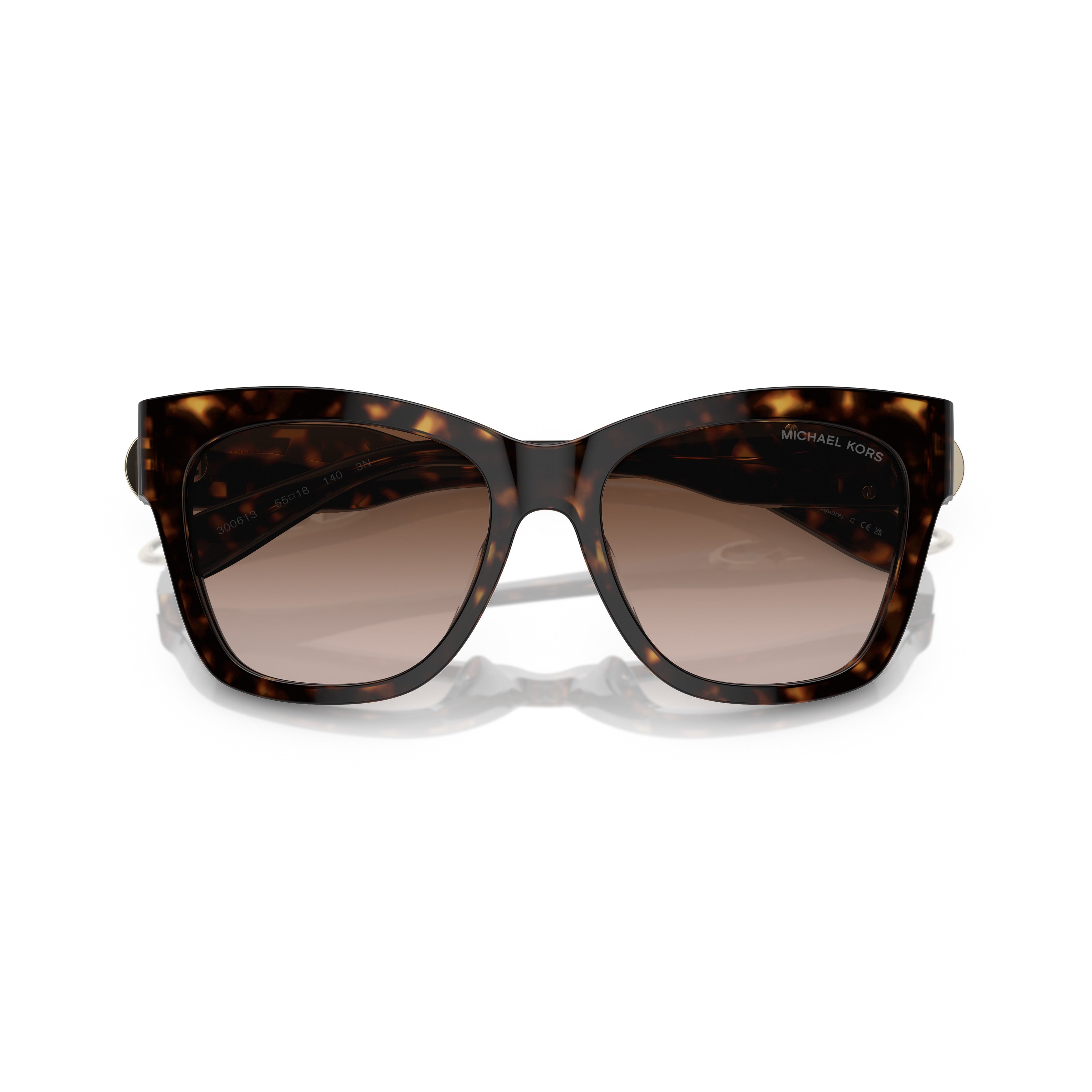 0mk2182u Oversized Tortoiseshell Acetate Sunglasses with Gold-logo Temples