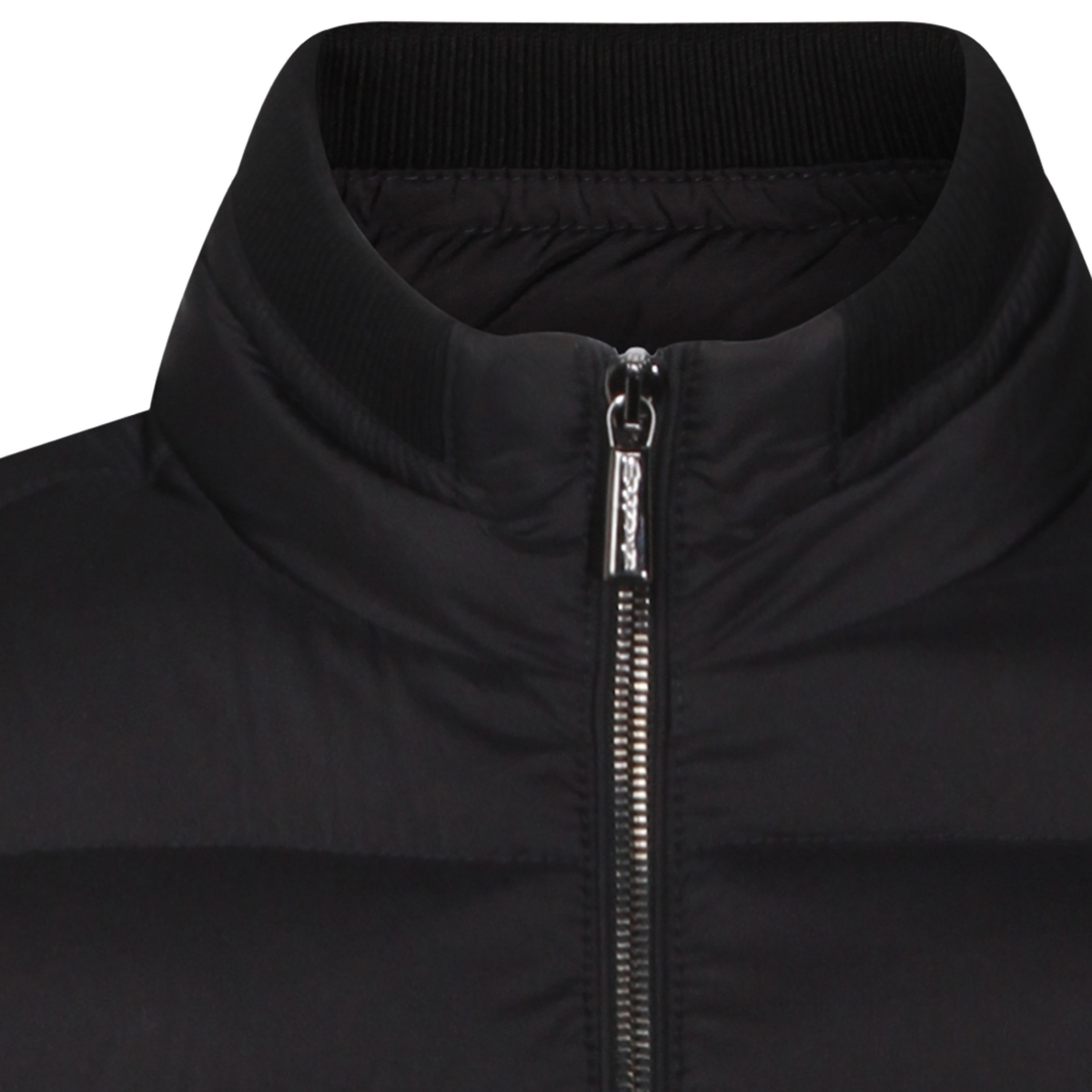 Tailored Black Coat with Structured Silhouette