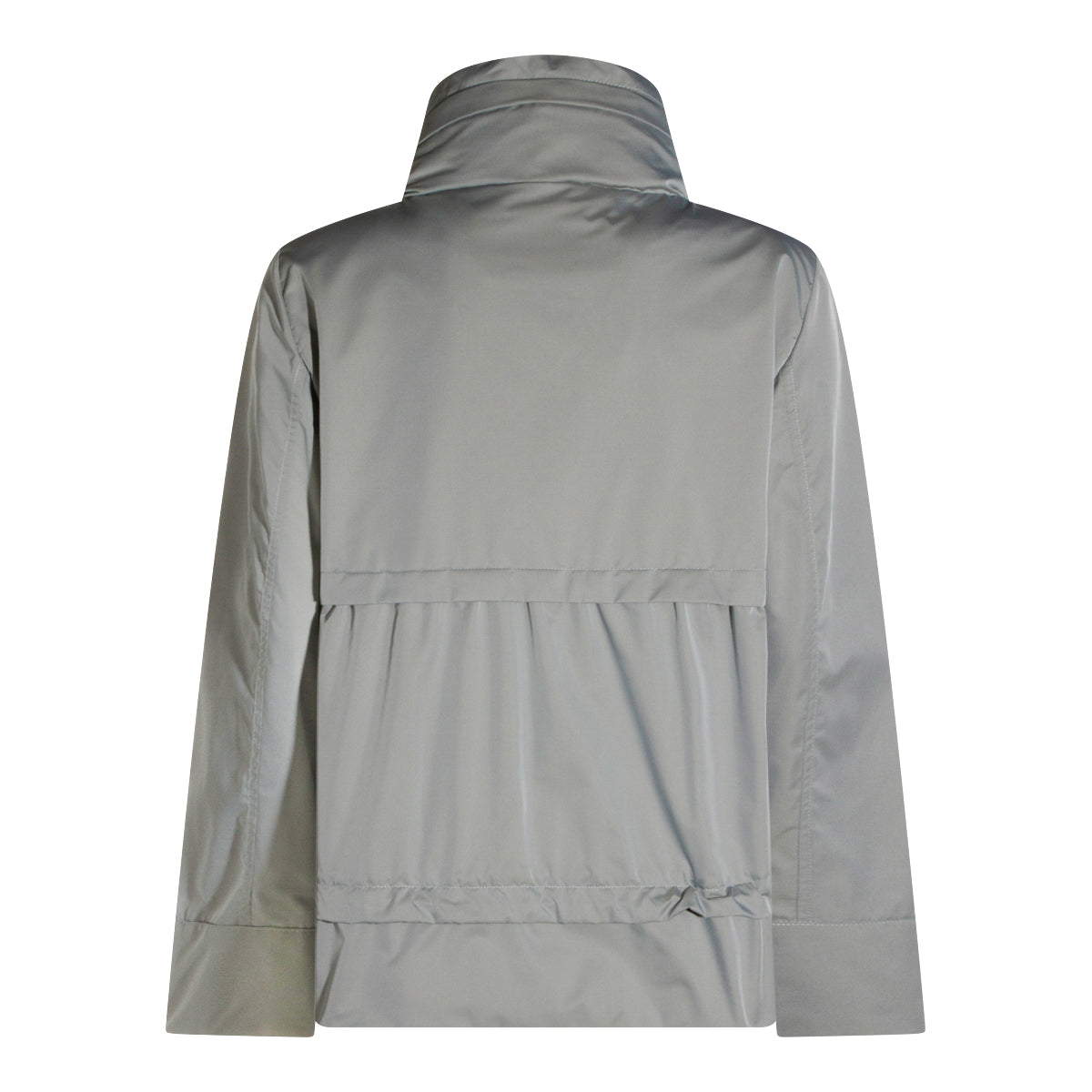 Grey Zip Casual Jacket