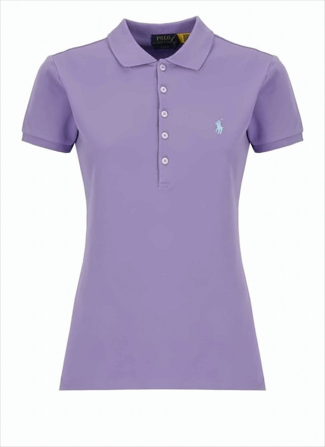 Textured Knit Purple Polo Shirt with Classic Collar