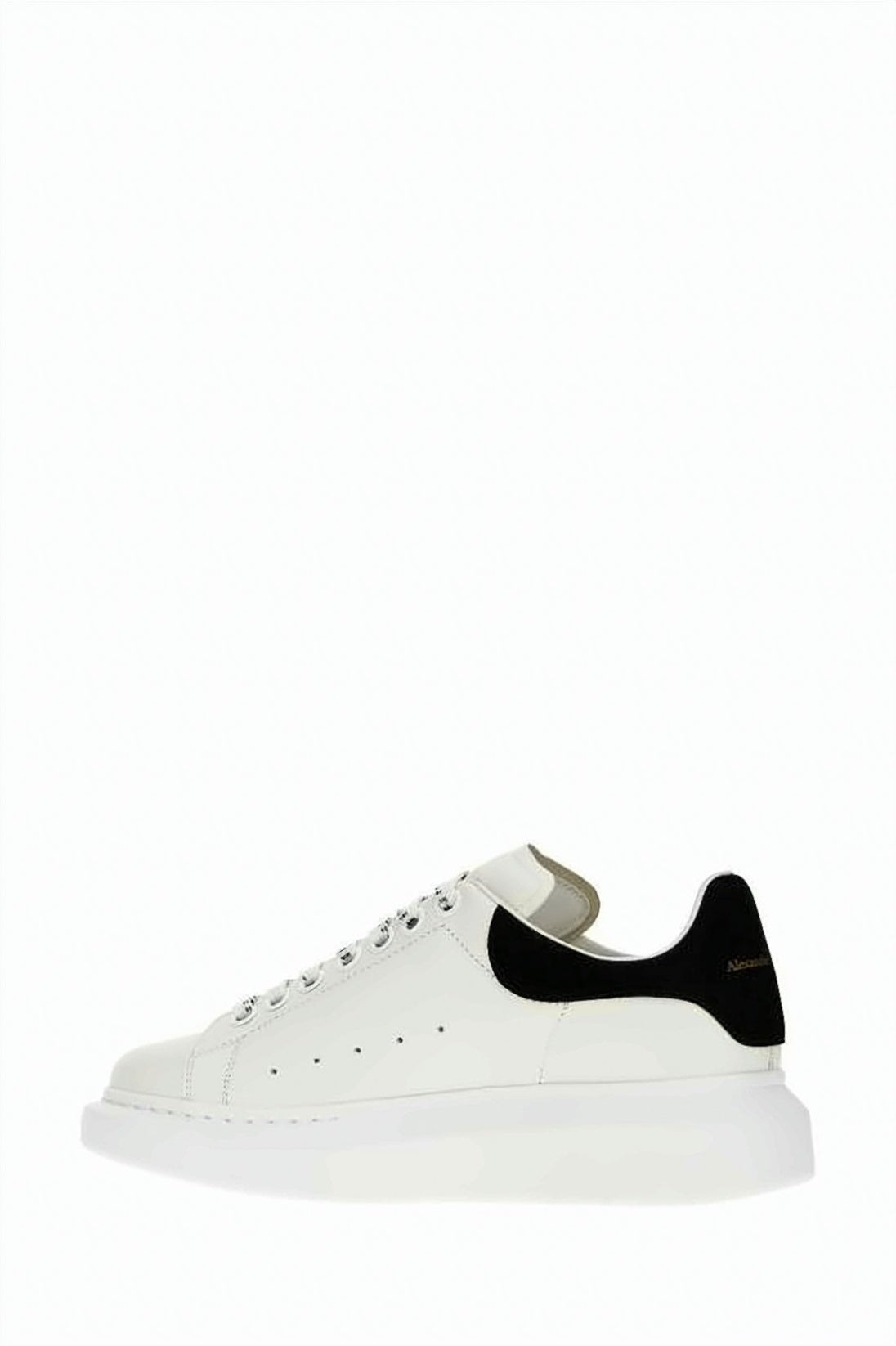 Oversized White Sneakers with Chunky Rubber Sole