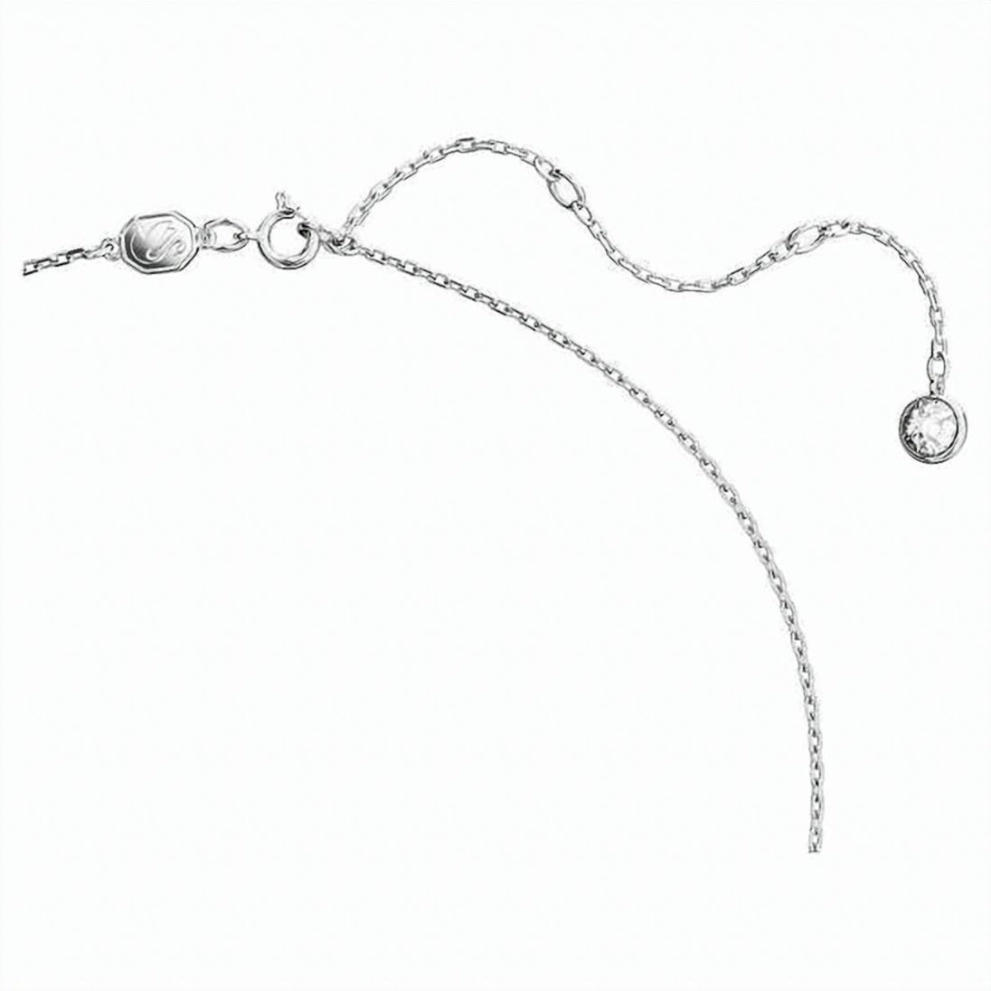Swan-Shaped Crystal Pendant Necklace