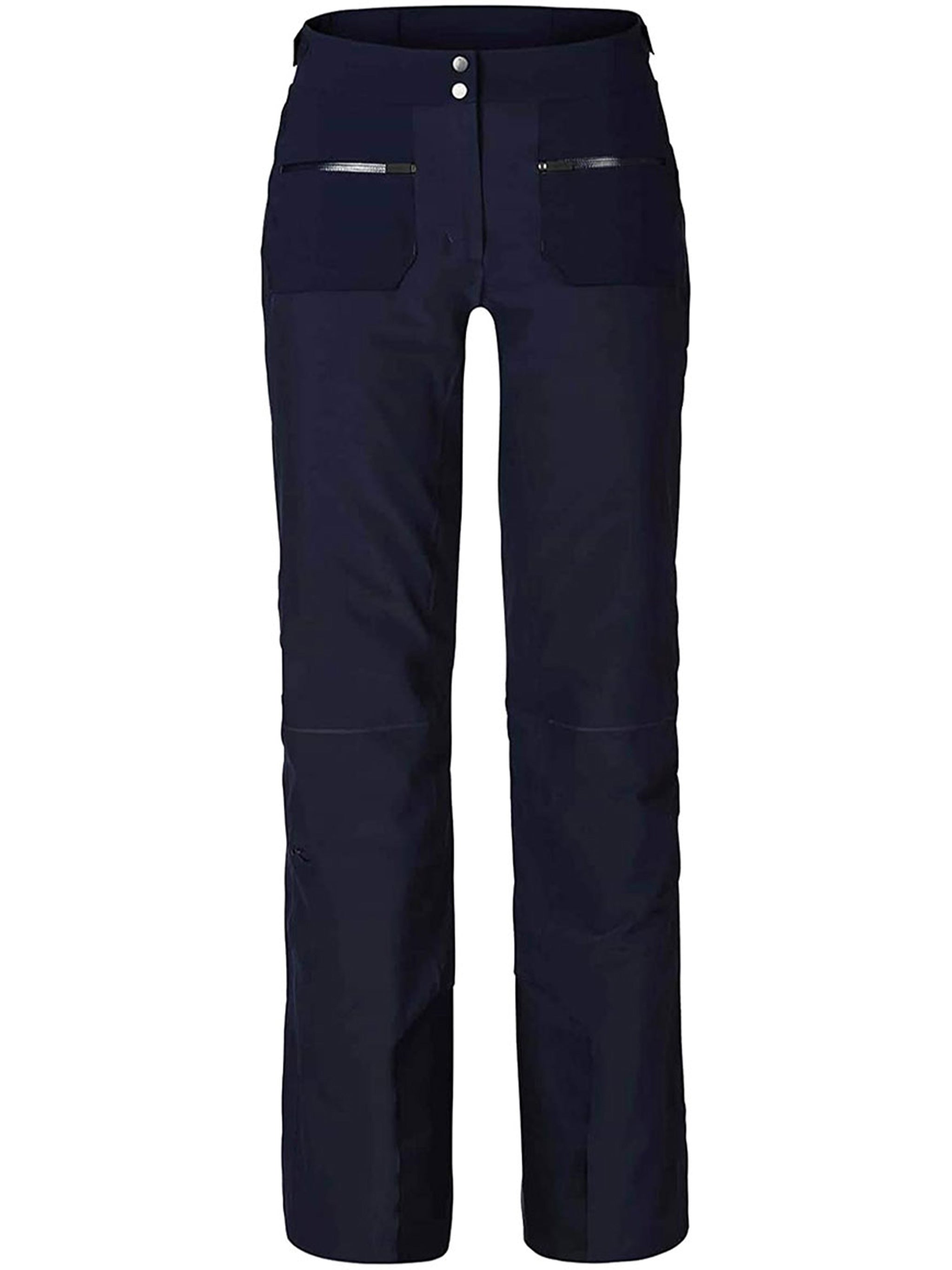 Blue Women Seduction Fitted Polyamide Pants