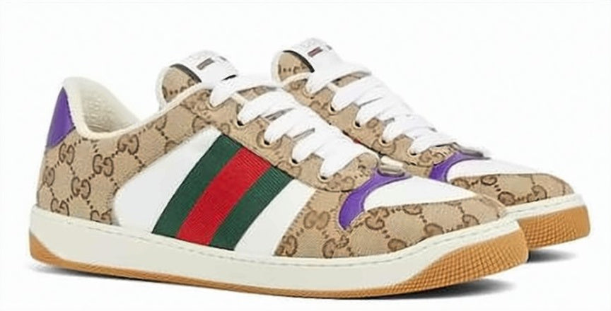 Canvas Sneakers with Signature Monogram