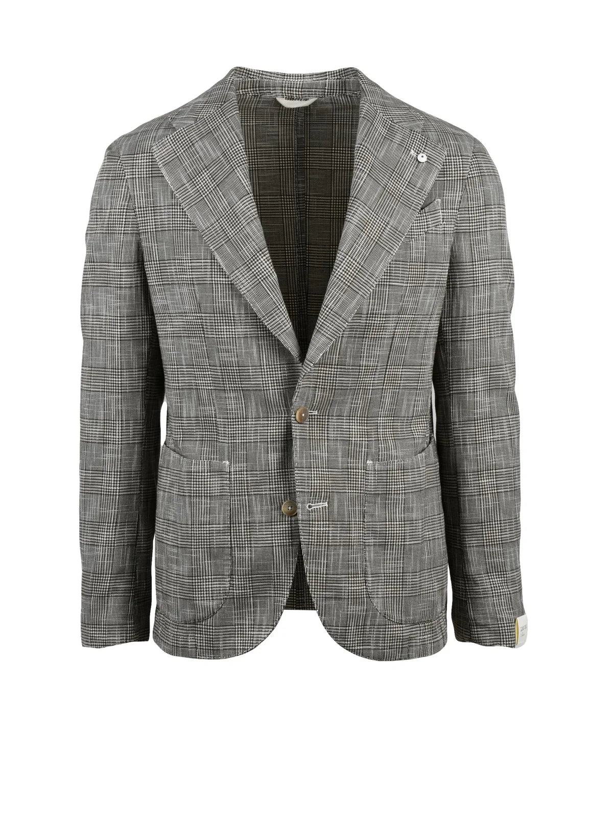 Grey Men Cotton Silk Jacket