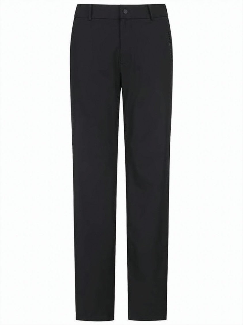 Tailored Black Straight Pants with Versatile Design