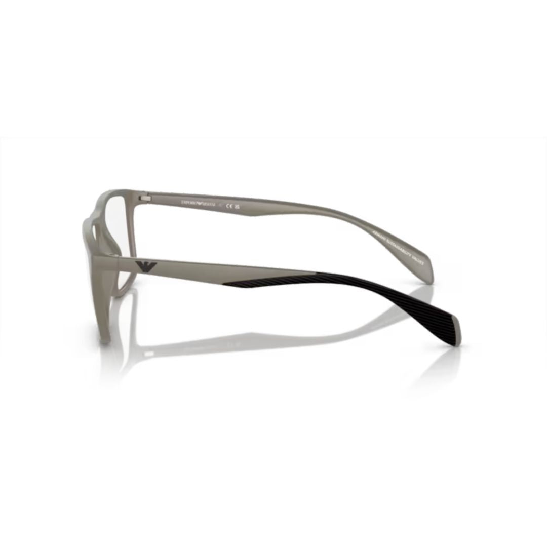 3230 Vista Matte Finish Rectangular Eyeglass Frames with Gradient Temples