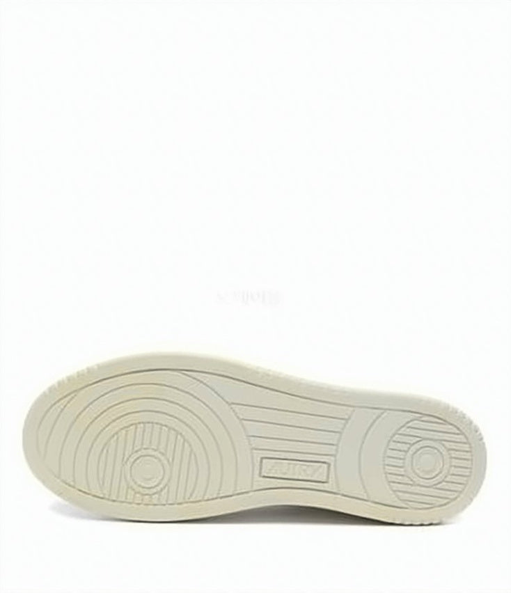 Low-Top Sneakers with Smooth Leather Upper