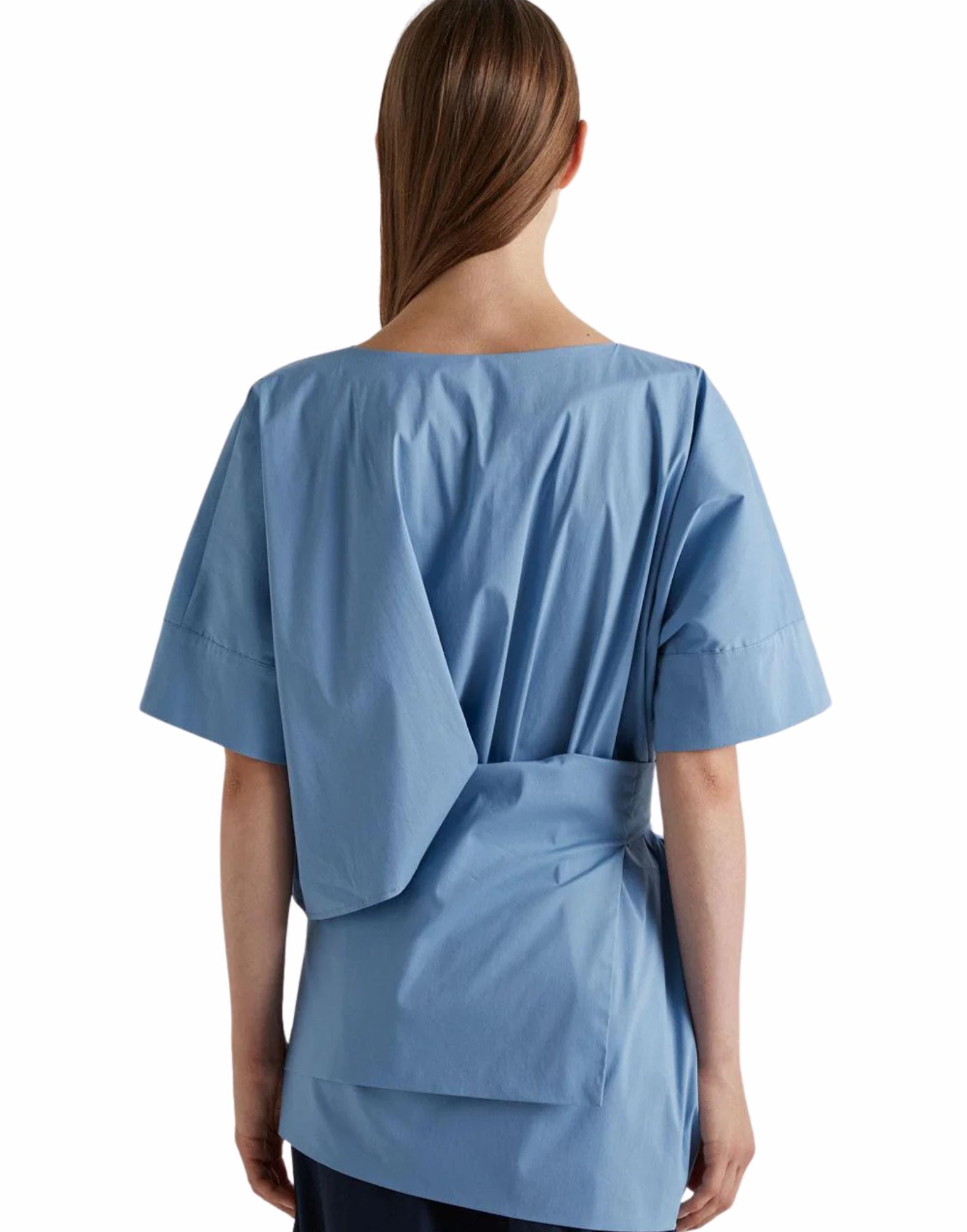 Jasper Tie Cotton Blend Women’s Blouse
