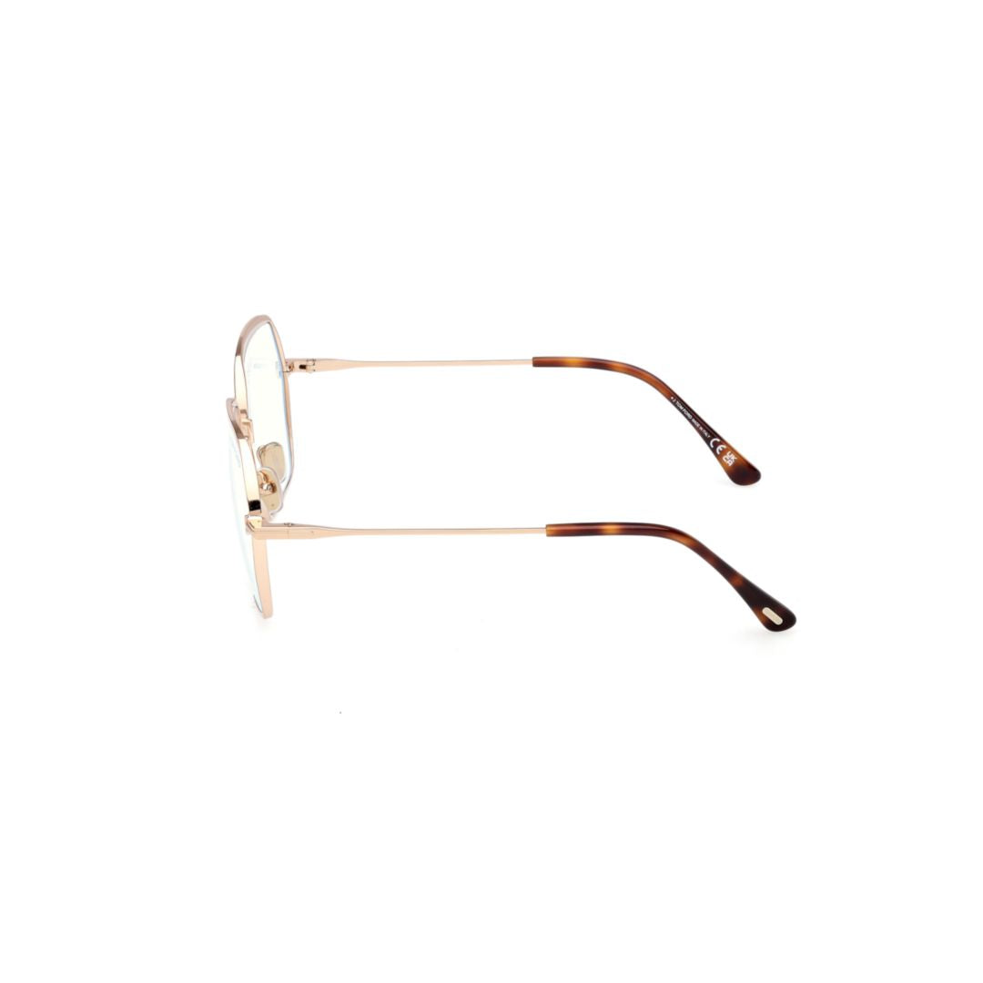 Ft6050-B Thin Metal Frame Hexagonal Sunglasses