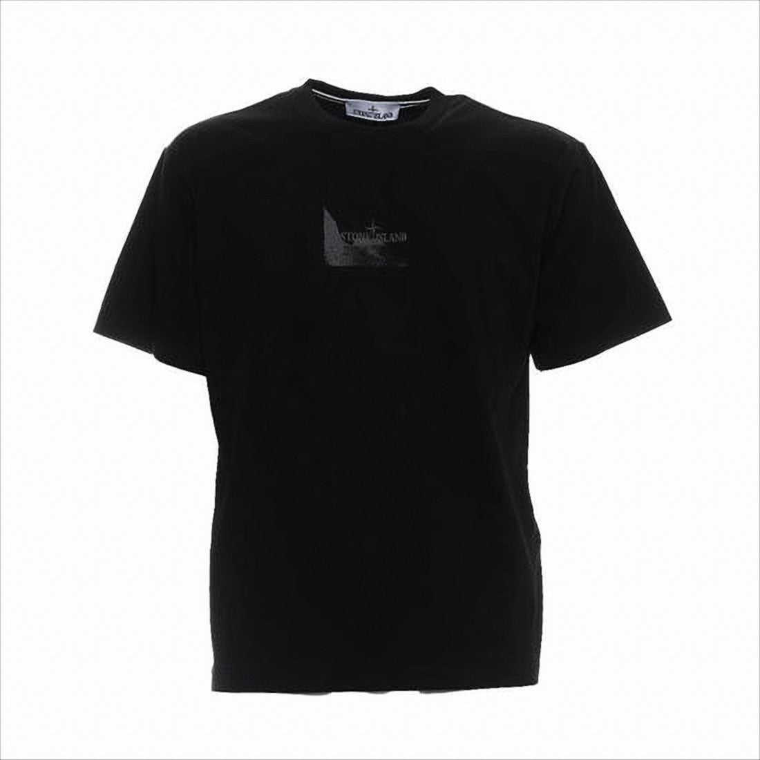 Relaxed-Fit Black T-Shirt