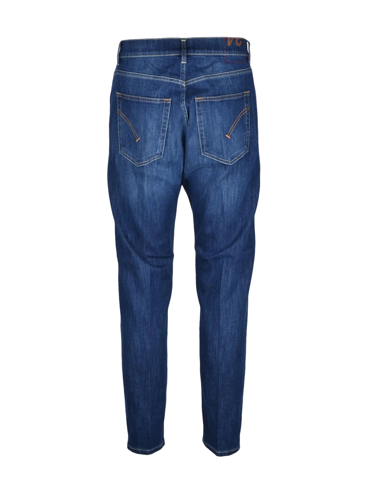 Blue Jeff Carrot Fit Cotton Elastomultiester Jeans