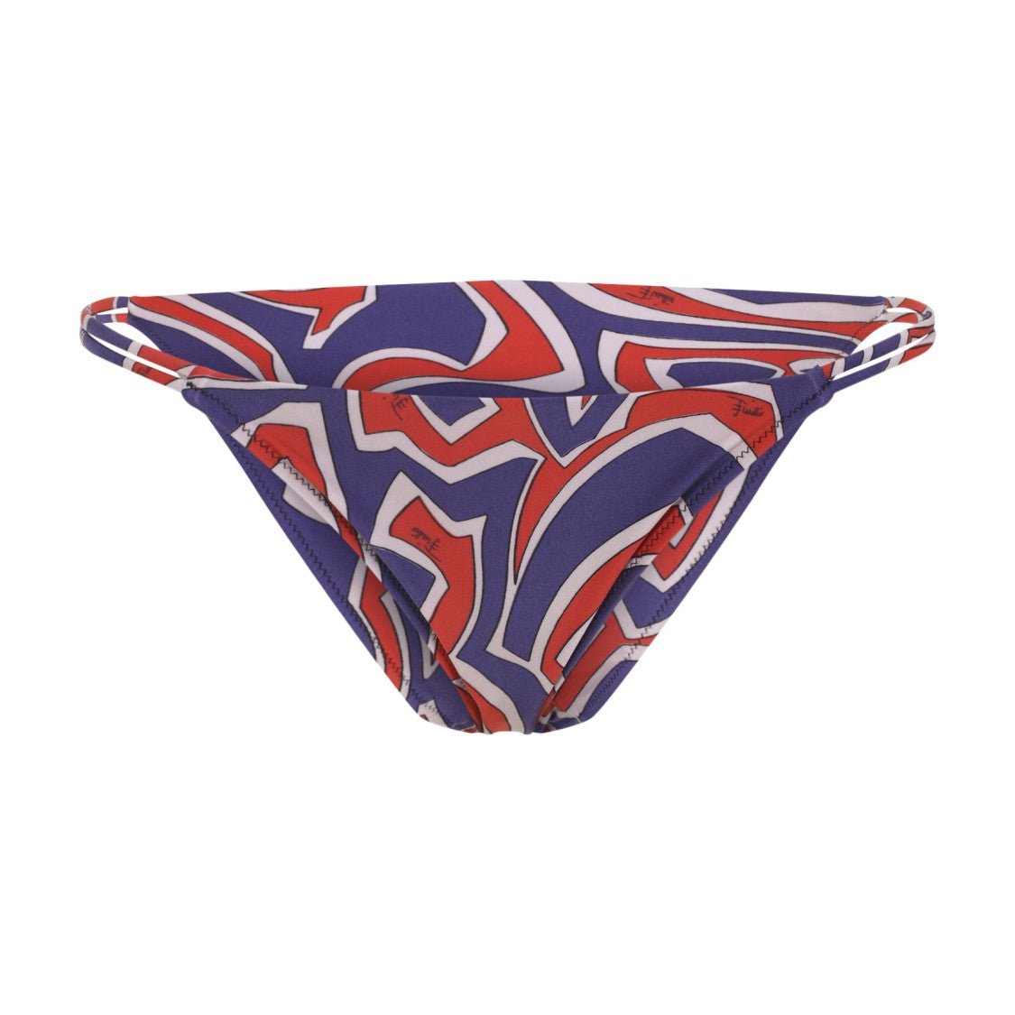 Multicolor Abstract Pattern Swim Bottom