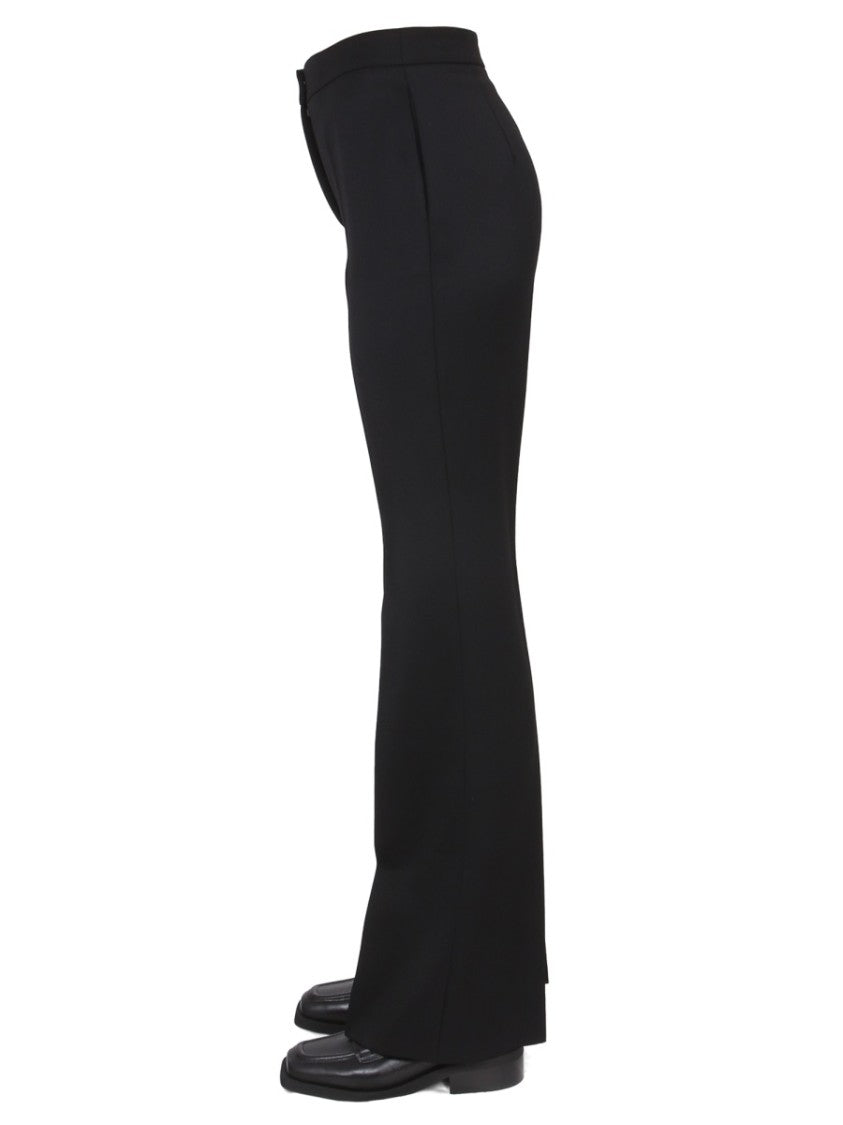 Wool Grain De Poudre Pants