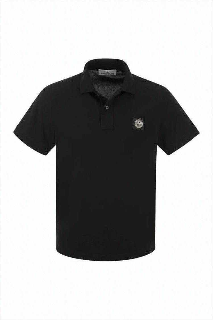 Slim Fit Black Polo Shirt
