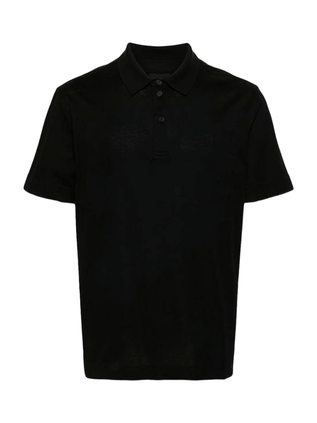 Short-Sleeve Polo Shirt with Traditional Collar