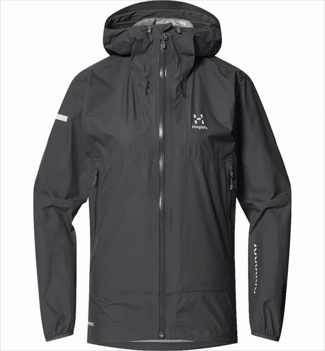 Black Jacket with Adjustable Hood