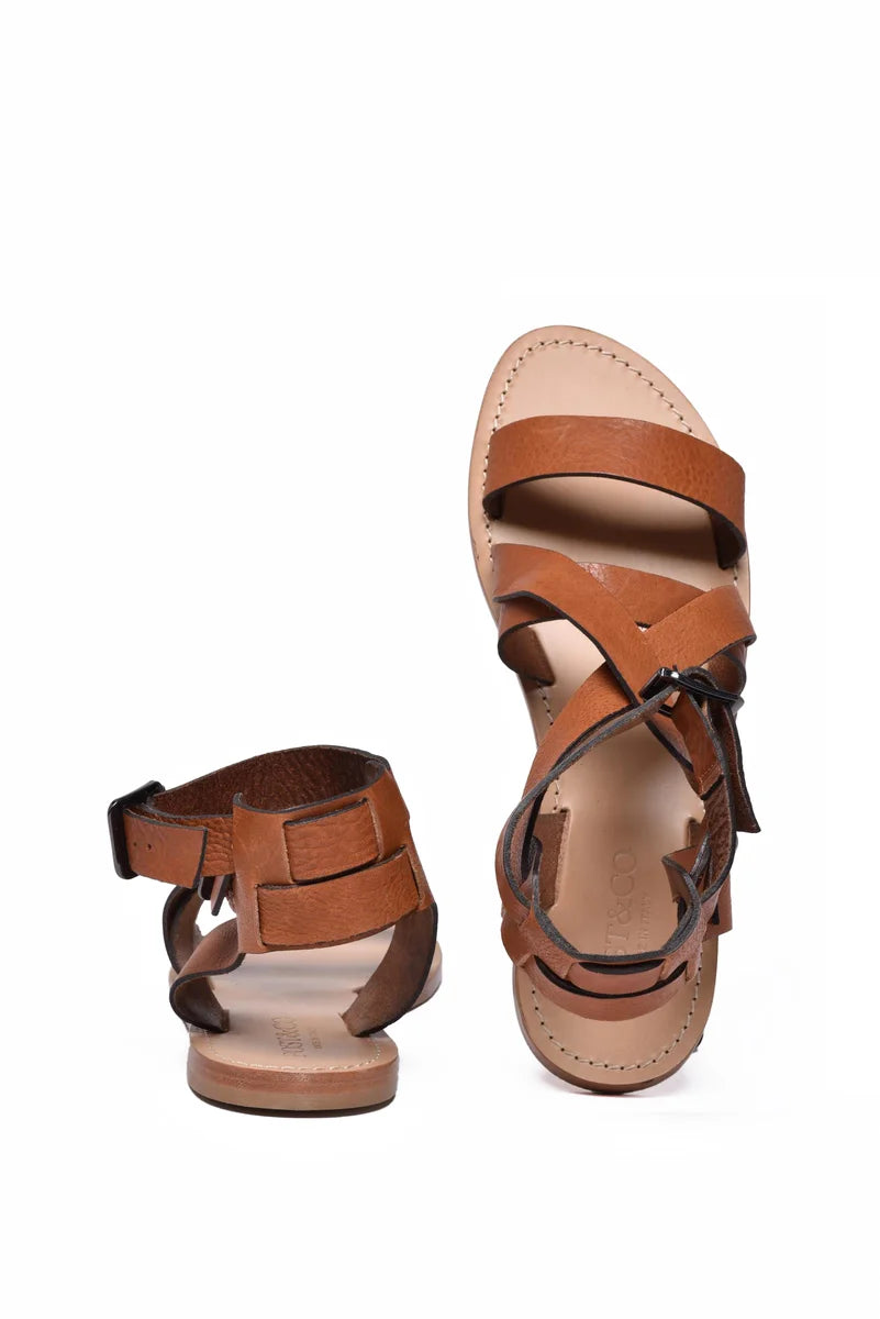 Leather Sandal - Brown
