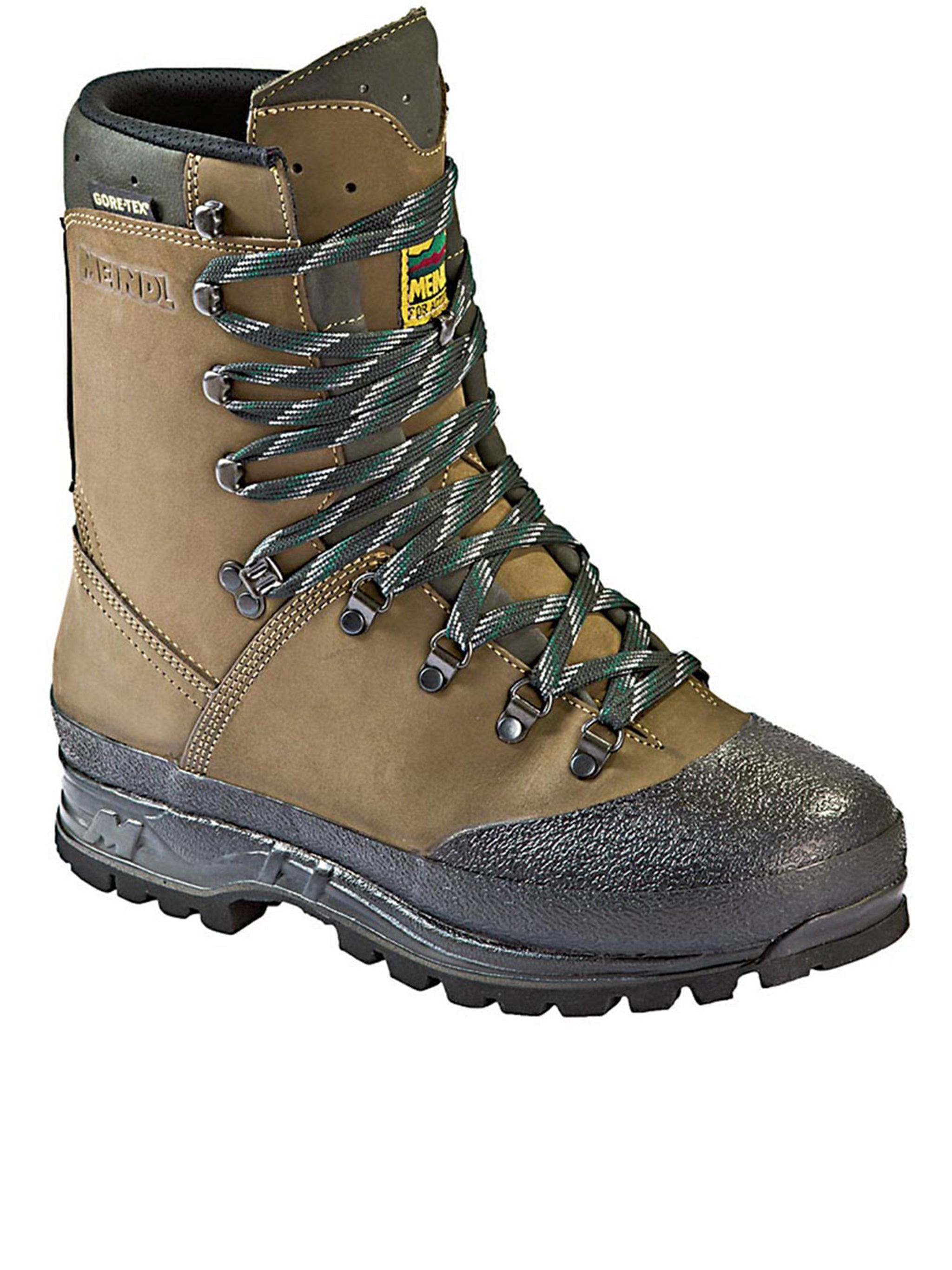 Brown Antarktis Leather High-Top Boots
