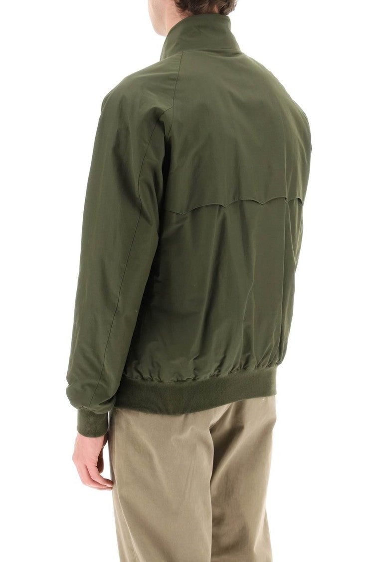 Classic Green Jacket with Stand Collar