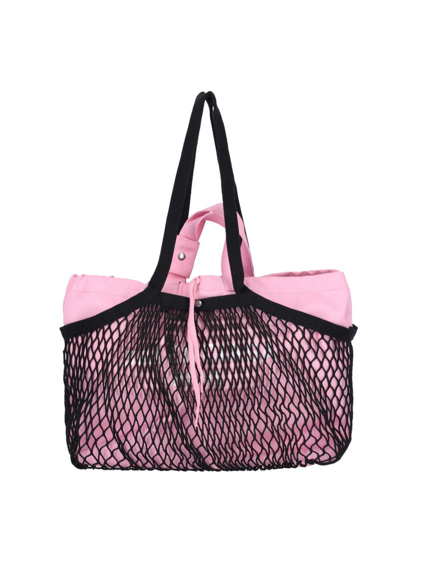 24/7' Tote Bag – Pink & Black