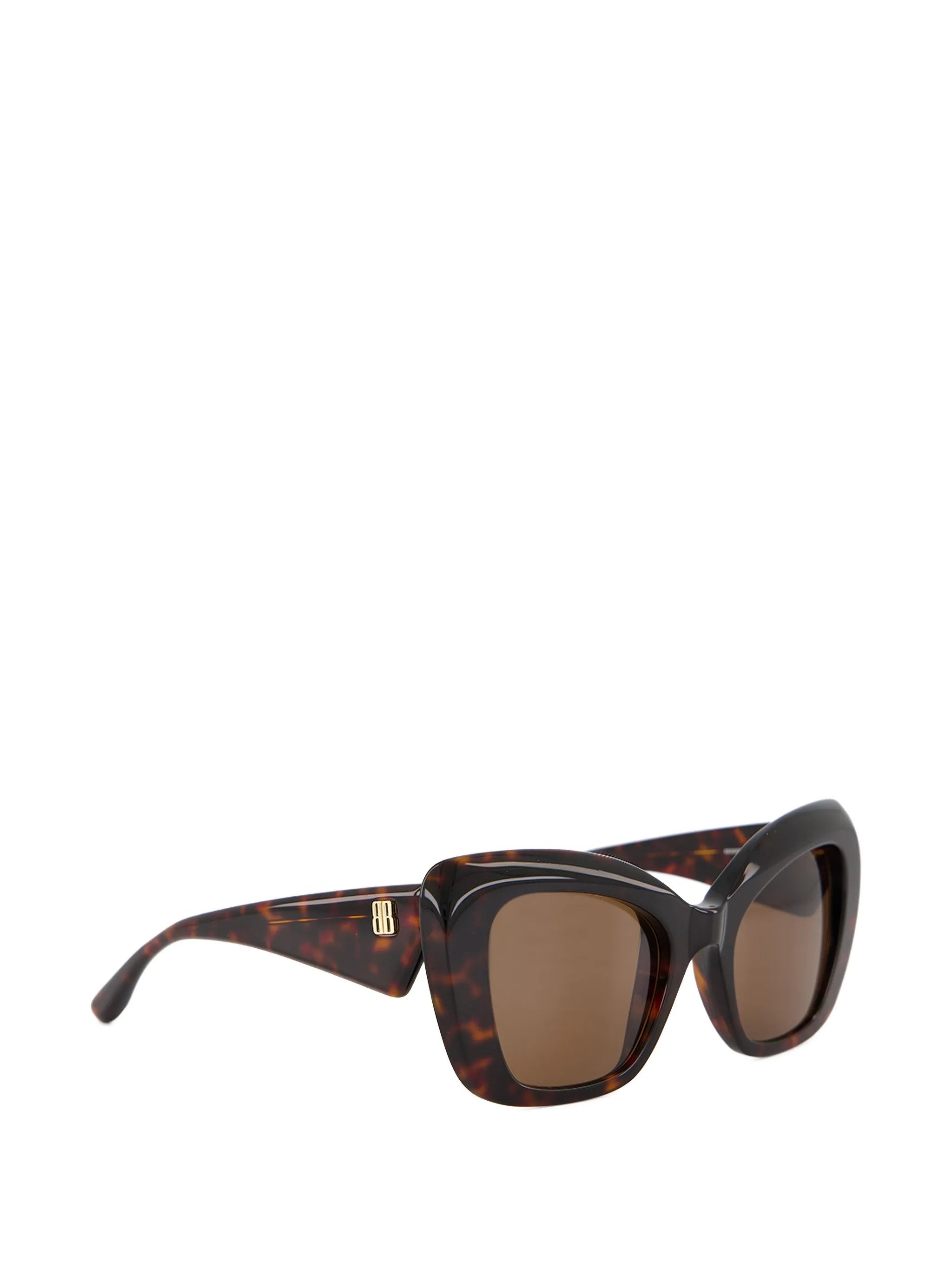 Tortoiseshell Diva Butterfly Oversized Sunglasses