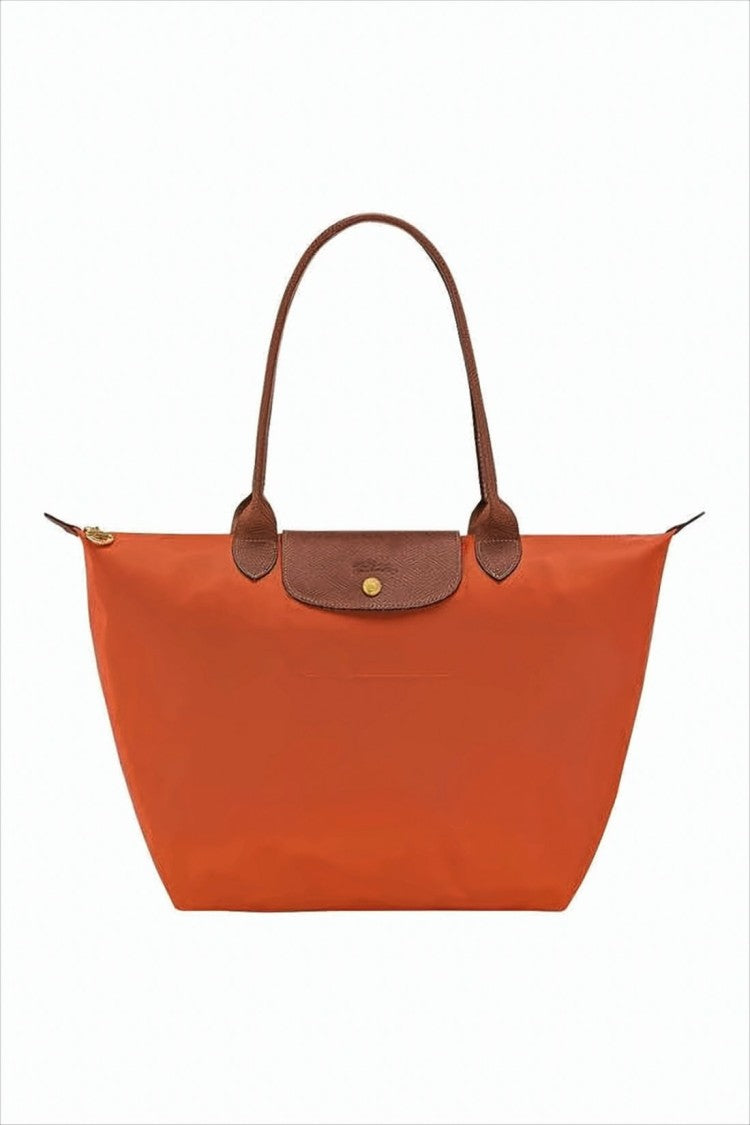 Spacious Orange Tote Bag