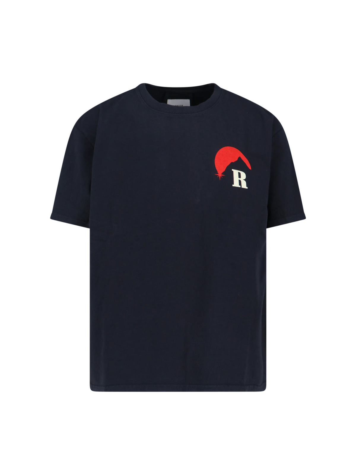 Timeless Plain Black T-Shirt With Crew Neckline