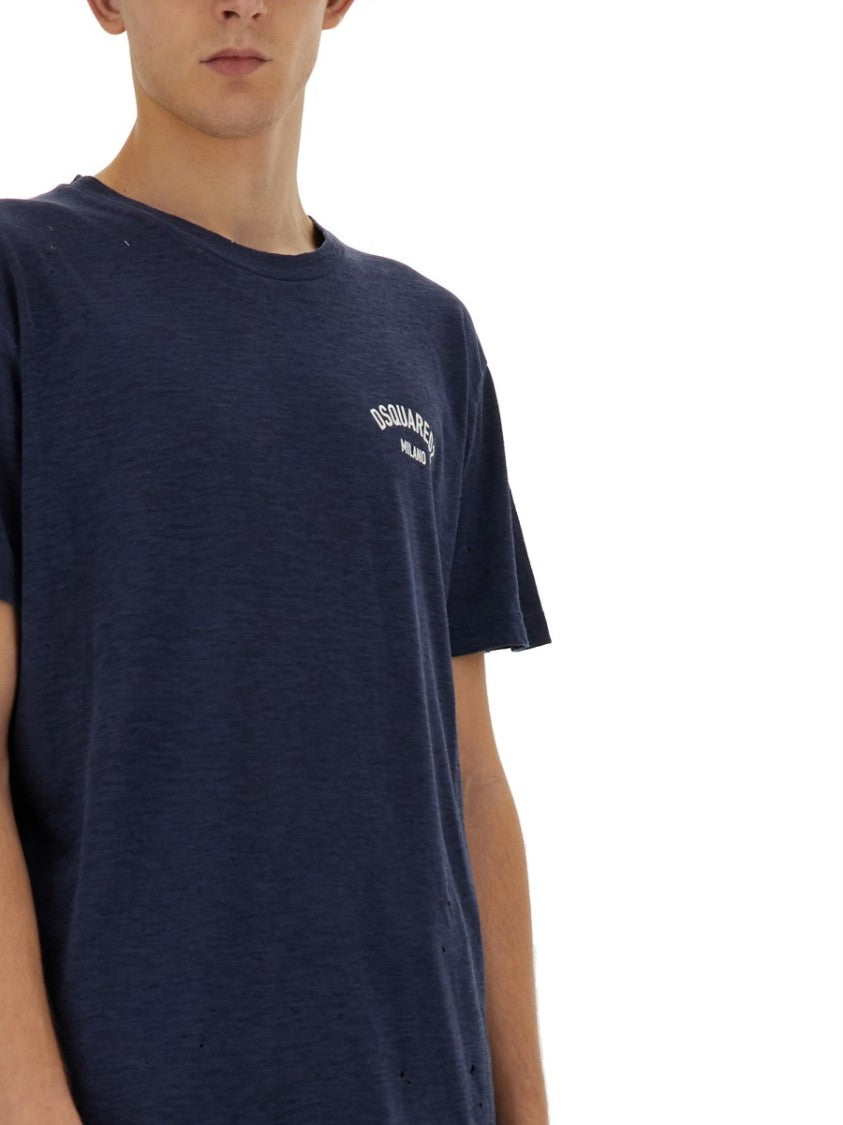 Relaxed-Fit Logo Detail T-Shirt