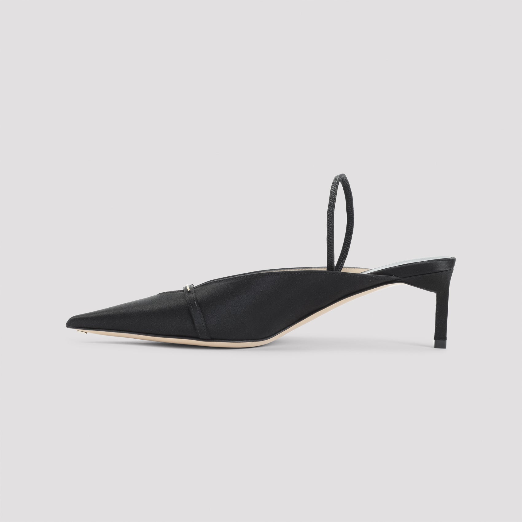 Pointed-Toe Muless with Subtle Metallic Accent