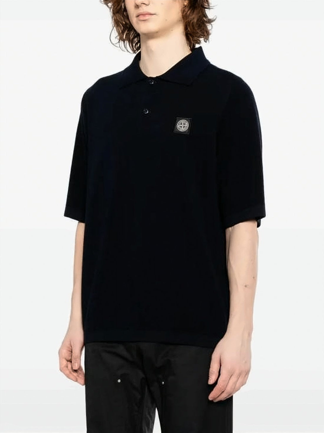 Short-Sleeved Polo Shirt with Classic Collar