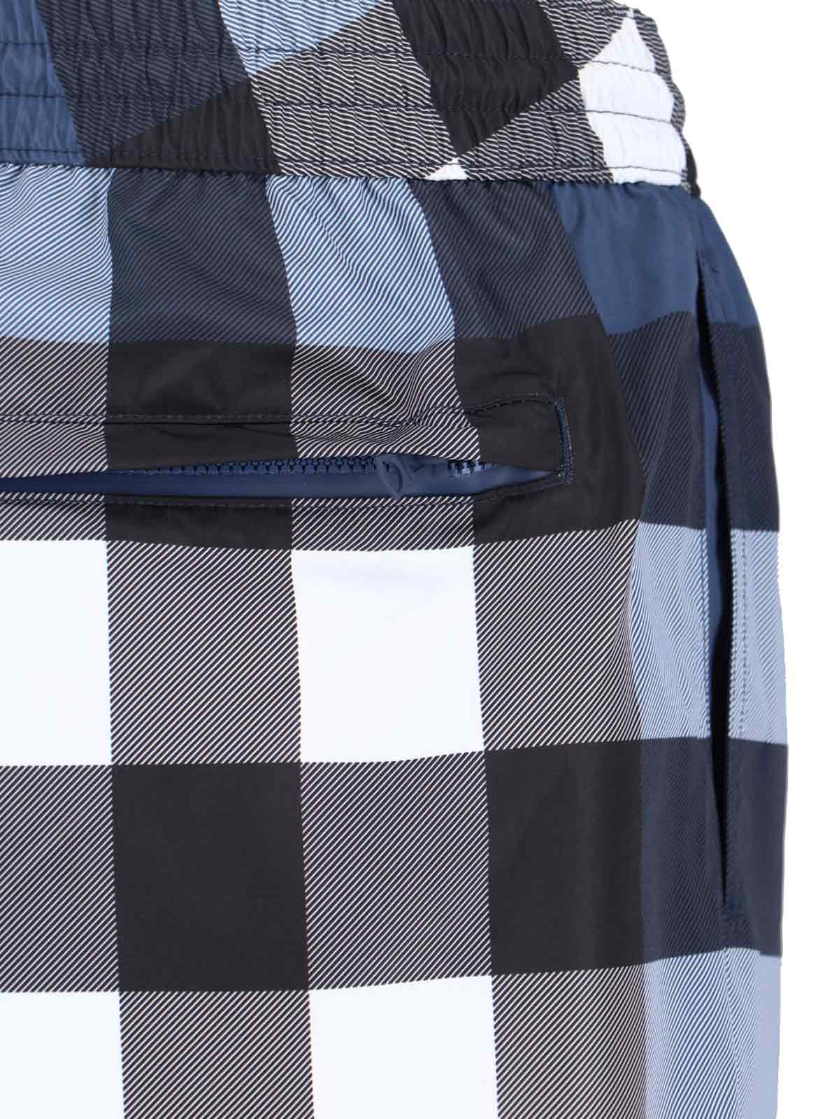 “Check” Drawstring Swim Shorts – Multicolor