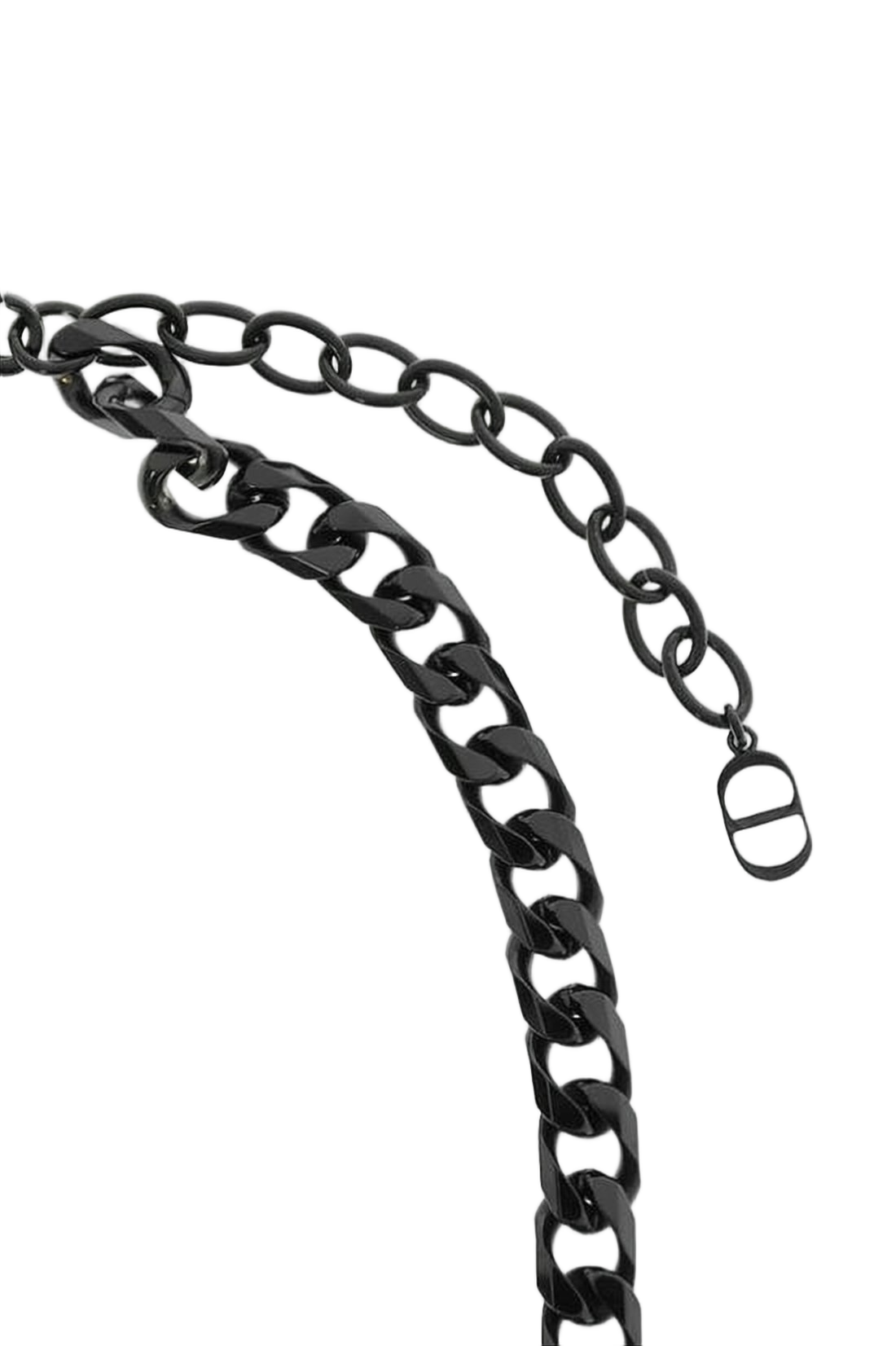 Bold Interlocking Chain Necklace with Prominent Logo