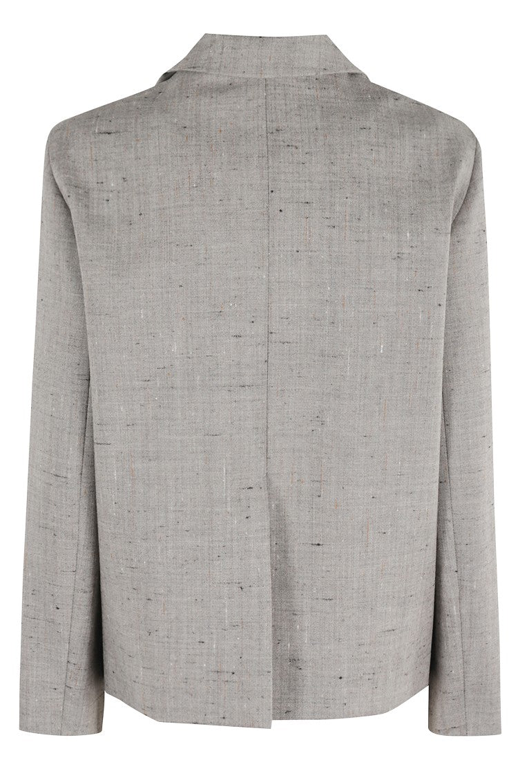 Structured Canvas Solar Blazer